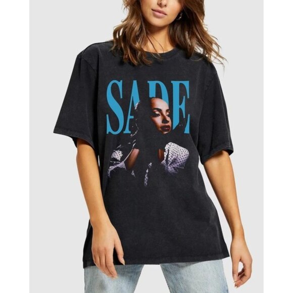 LaNess Tops - Sade T-shirt ,sade Vintage 90s T-shirt, Sade Shirt,sade Shirt